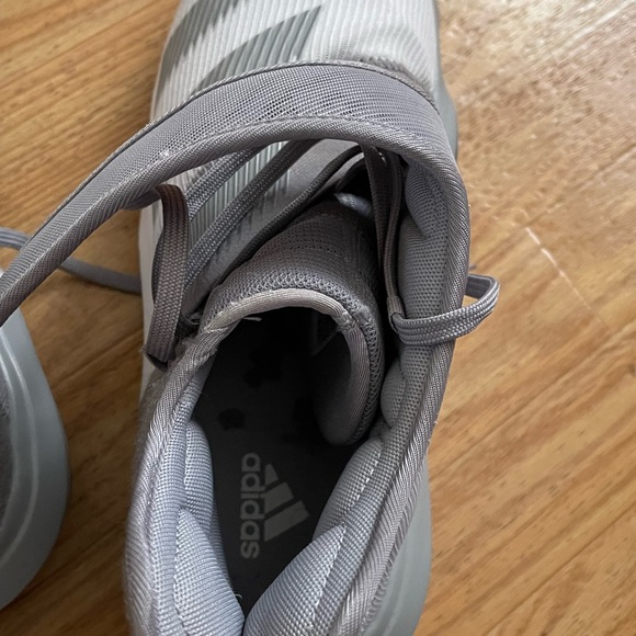 Men’s Adidas Harden B/E 3 basketball shoes, gray/white, size 10 - Picture 10 of 10